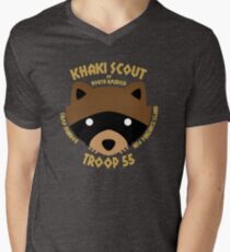 Khaki Scouts of North America Men's V-Neck T-Shirt