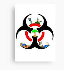 Toxic Reality Canvas Print
