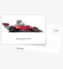 Ferrari 312 Nikki Lauda Postcards