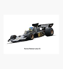 Lotus 72 Ronnie Peterson Photographic Print