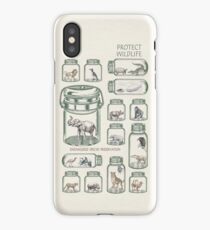 Protect Wildlife - Endangered Species Preservation iPhone Case/Skin