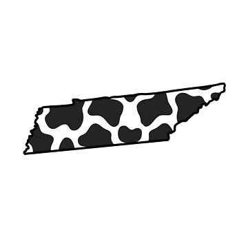 Cow Print State - California Sticker for Sale by noellestickies