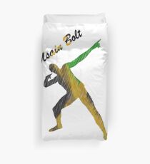 Usain Bolt Cooles jamaikanisches Design Bettbezug