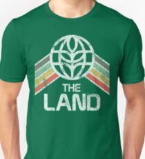 The Land Logo Distressed in Vintage Retro Style Unisex T-Shirt