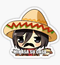 Mikasa Su Casa Sticker