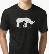 Save The Rhino Tri-blend T-Shirt