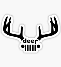 Deer Jeep Sticker