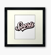 Funny SPORTS! Logo Framed Print