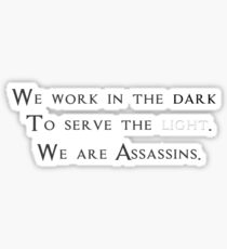 Working in the Dark Sticker