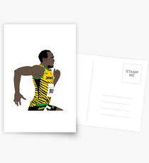Usain Bolt Postkarten
