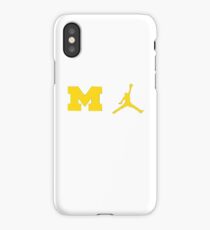 Michigan Jumpman iPhone Case