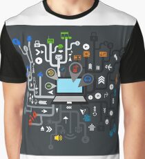 Music the computer Graphic T-Shirt