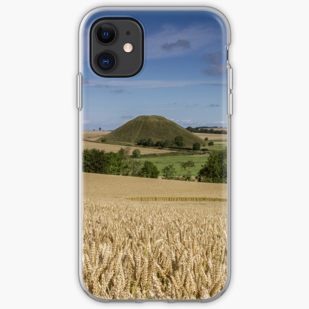Silbury Hill and crop circle iPhone Case & Cover
