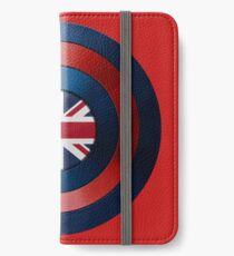CAPTAIN BRITAIN - Captain America inspirierte britischen Schild iPhone Flip-Case/Hülle/Skin