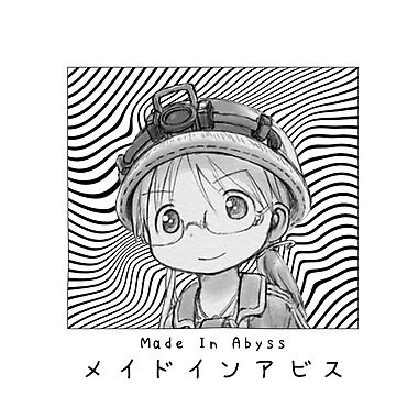 Riko Made in Abyss Season 3 Black and White Anime Characters Censored Eyes  Style D9 MIN13 Sticker for Sale by Animangapoi