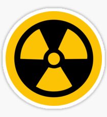 Yellow Radioactive Sticker