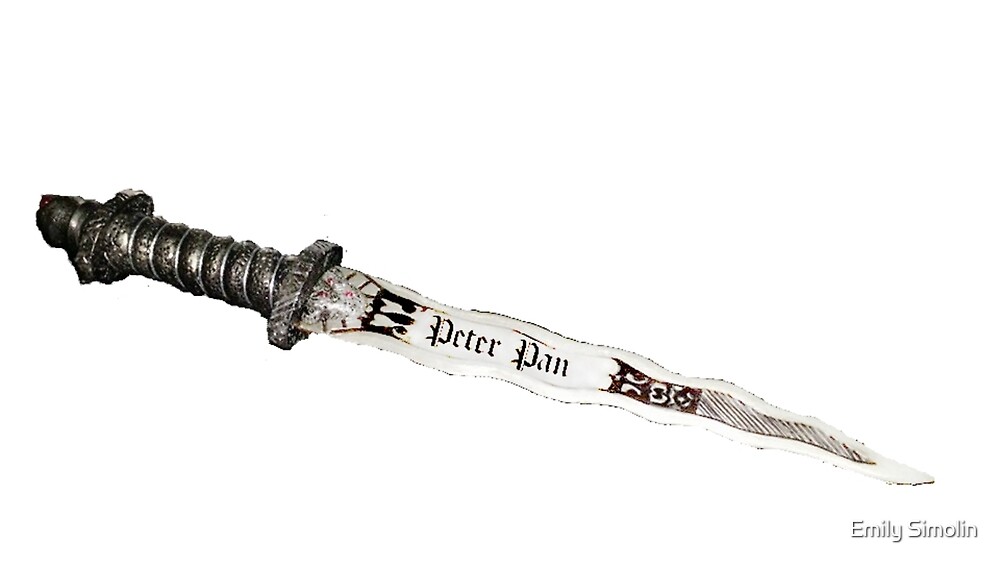 "Peter Pan Dark One Dagger" by panneverfails71 Redbubble