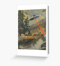 When Explorers Collide Greeting Card