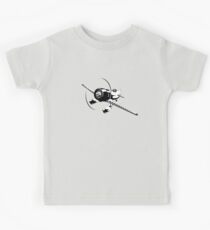 Cartoon racing airplane Kids Tee