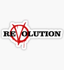 ReVolution V for Vendetta Sticker
