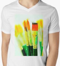 BRUSH Men's V-Neck T-Shirt