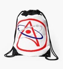 Atheist Atom Logo Drawstring Bag