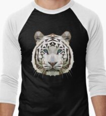 White Tiger Men's Baseball ¾ T-Shirt