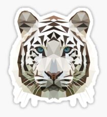 White Tiger Sticker