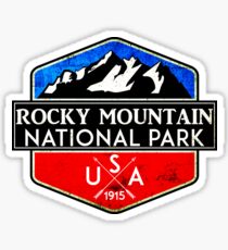 ROCKY MOUNTAIN NATIONAL PARK COLORADO MOUNTAINS HIKING CAMPING HIKE CAMP 2 Sticker