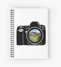Mountain Camera Spiral Notebook