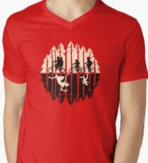 Upside Down Men's V-Neck T-Shirt