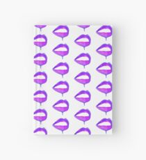 Dripping lips instagram trend Hardcover Journal