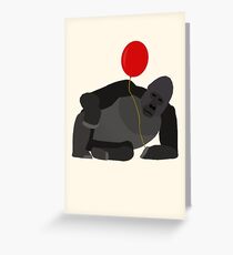 Harambe's Balloon Greeting Card