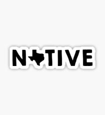 Pegatina Texas Native TX