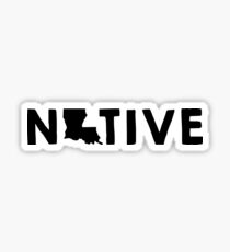 Louisiana Eingeborener LA Sticker