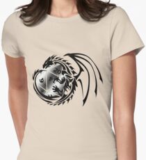 Dungeons and Dragons - Black and Silver! Women's Fitted T-Shirt