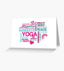 Joy of Yoga Greeting Card