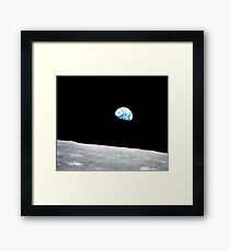 Earthrise Beautiful Astronomy Image Framed Print