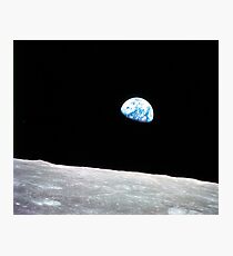 Earthrise Beautiful Astronomy Image Photographic Print