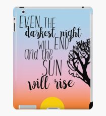 Vinilo o funda para iPad Cita de la salida de Les Miserables
