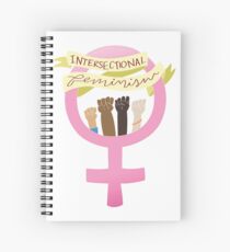 intersectional feminism symbol Spiral Notebook