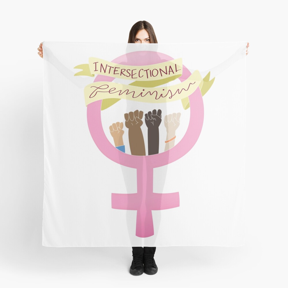 Intersectional Feminism Symbol Scarf By Sillyromantics Redbubble 8827