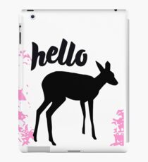 Hello Deer in Pink iPad Case/Skin