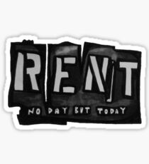 RENT Sticker