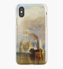 The Fighting Temeraire by JMW Turner iPhone Case
