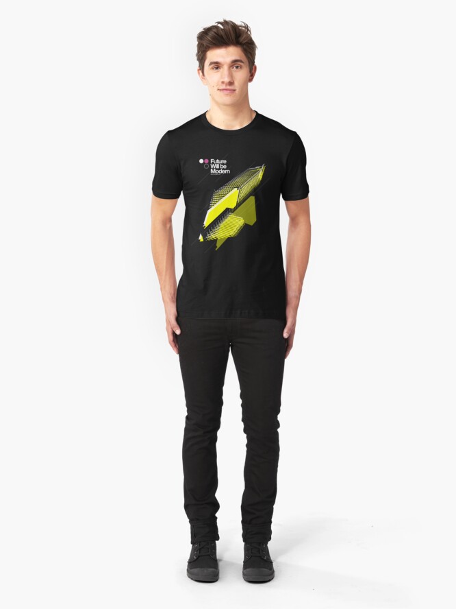 Alternate view of Future Will be Modern /// 001 Slim Fit T-Shirt