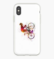 cyclist road bicycle iPhone Case