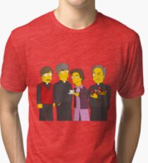 Father Ted - Simpsons Style! Tri-blend T-Shirt
