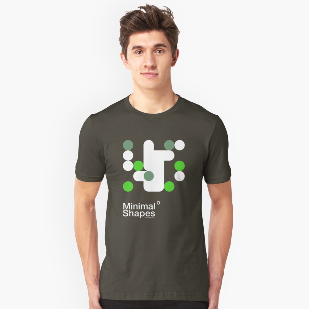 minimal shapes 002 Slim Fit T-Shirt
