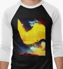 This volcano is mine Men's Baseball ¾ T-Shirt